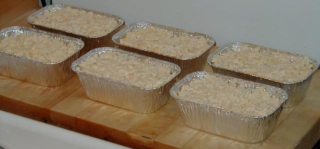 Potato Bakes, All in a Row