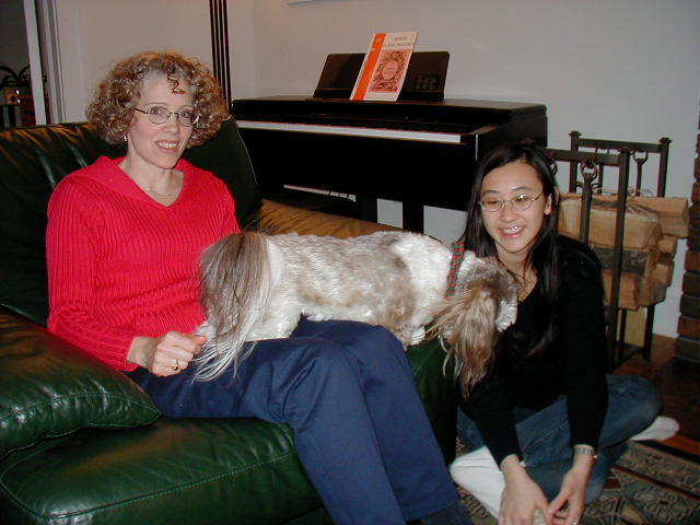Aunt Lisa, Charmaine, and Cosmo