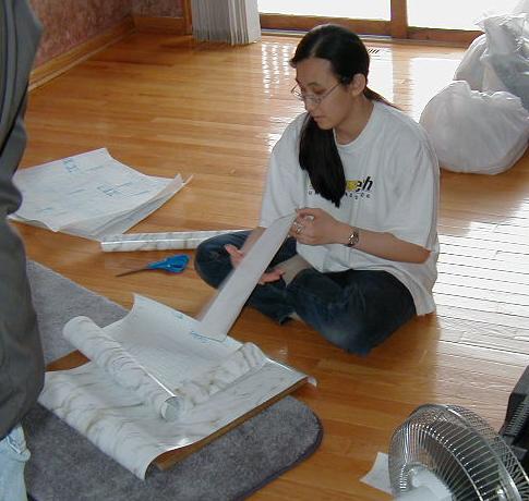 Charmaine Contact Papering Some Shelves