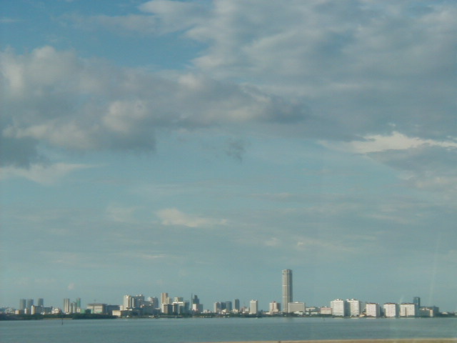 Penang Island from the Bridge
