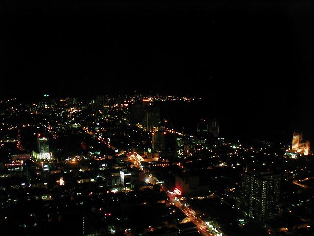 Penang at Night from Komtar Tower