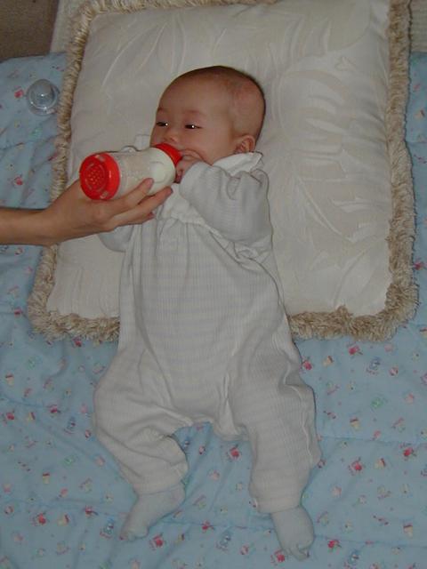 Selina Drinking Milk