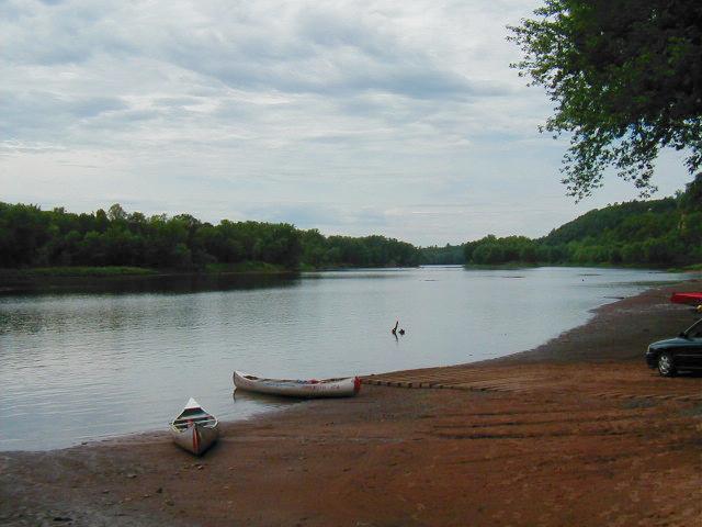 Canoeing at Taylors Falls, MN