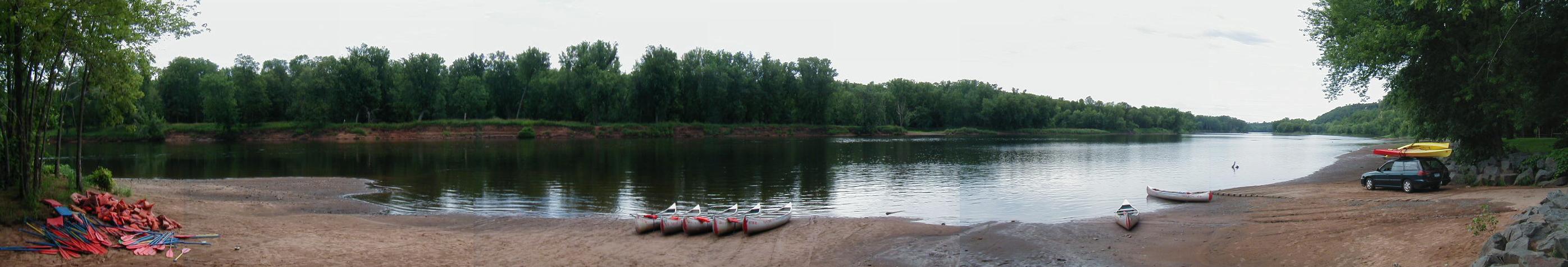 Canoeing at Taylors Falls, MN