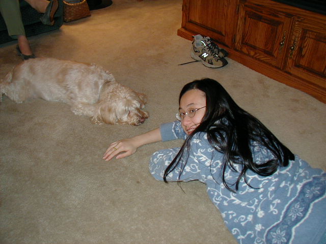 Charmaine and Tigger