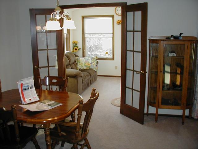 New House - Sun Room from Dining Room
