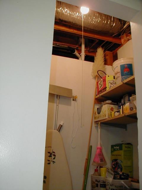 New House - Closet in Laundry Room