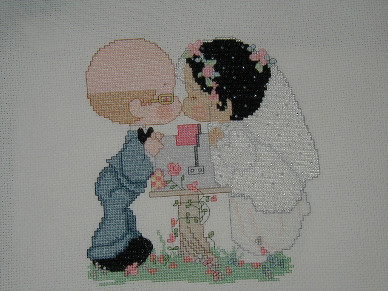 'Jinsi and Bill' Cross-stitch