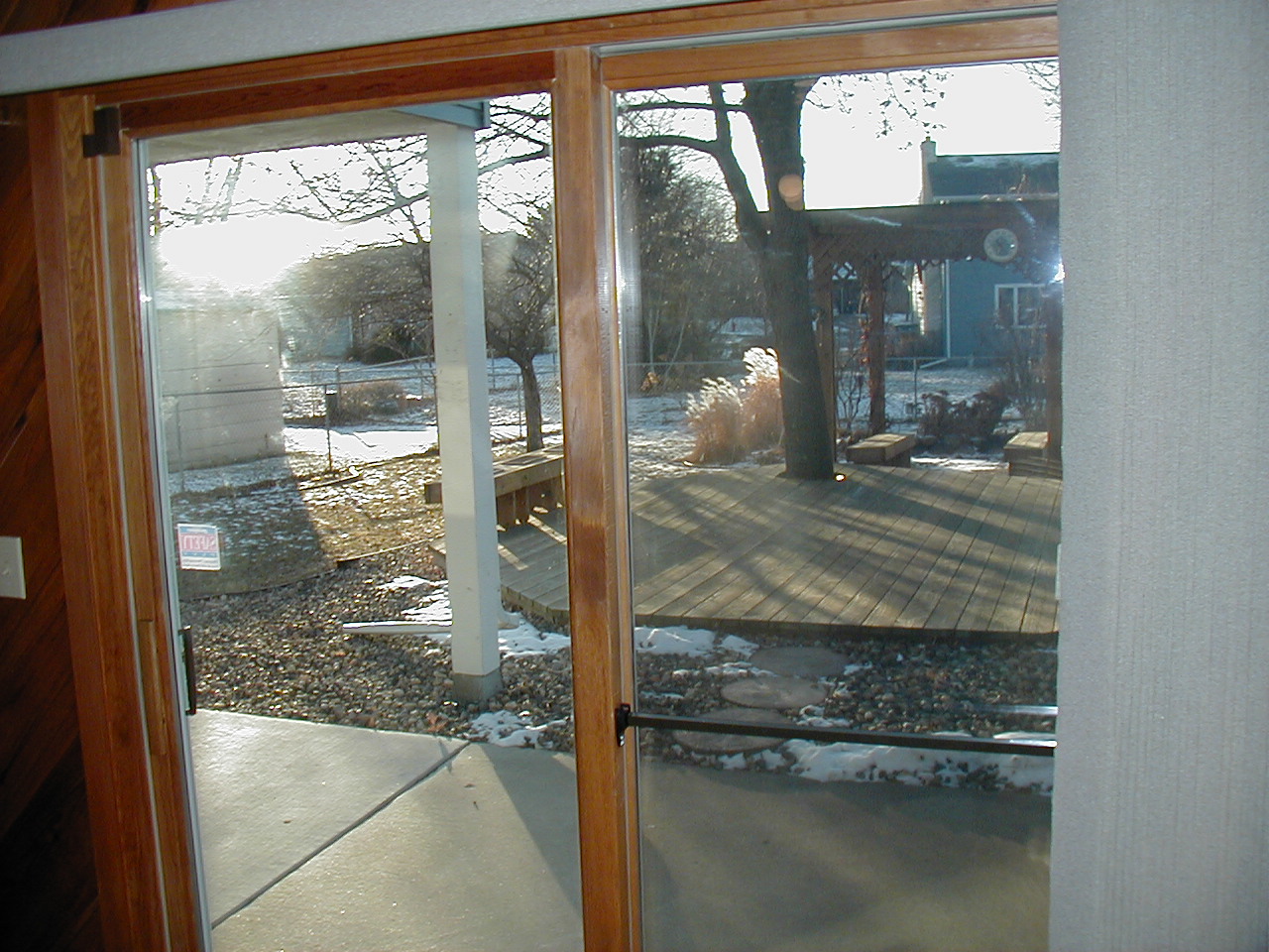 New House - Backyard from Family Room