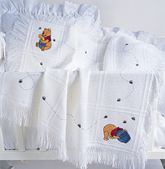 Pooh Baby Afghan